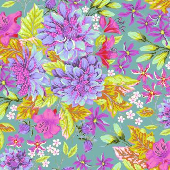 PRE-ORDER NOVEMBER 2024 Tula Pink Untamed Hello Dahlia Cosmic Cotton Fabric