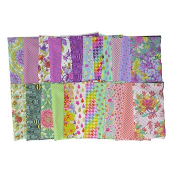ORDER SEPARATELY - PRE-ORDER NOVEMBER 2024 Tula Pink Untamed Full Collection 24 Cotton Fabric Fat Quarter Bundle £96 - FreeSpirit Fabrics Branded