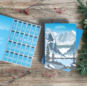ORDER SEPARATELY PRE-ORDER NOVEMBER 2024 Le Alpi 2024 Aurifil Thread Advent Calendar £115