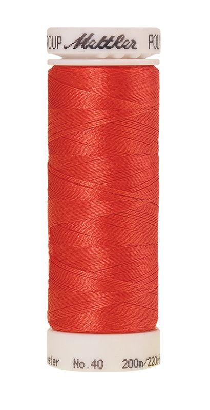 Mettler Poly Sheen 200m Sewing Thread 1701 Red Berry