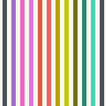 Tula Pink Tabby Road Deja Vu Disco Stripe Prism Cotton Fabric