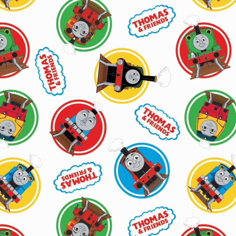 DESTASH 2.08m Thomas and Friends Classic Character Badges White Thomas The 