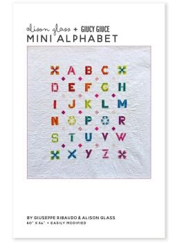 Mini Alphabet Alison Glass + Giucy Giuce Quilt Mini Block Pattern