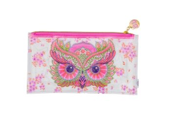 ORDER SEPARATELY HARDWARE - PRE-ORDER APRIL 2025 Tula Pink Hootie Patootie Vinyl Pencil Pouch Bag