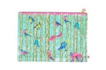 ORDER SEPARATELY HARDWARE - PRE-ORDER APRIL 2025 Tula Pink Family Tree Large Vinyl Project Pouch Bag