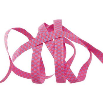 Tula Pink Untamed Check Please Nova 1/4" Renaissance Ribbons per yard