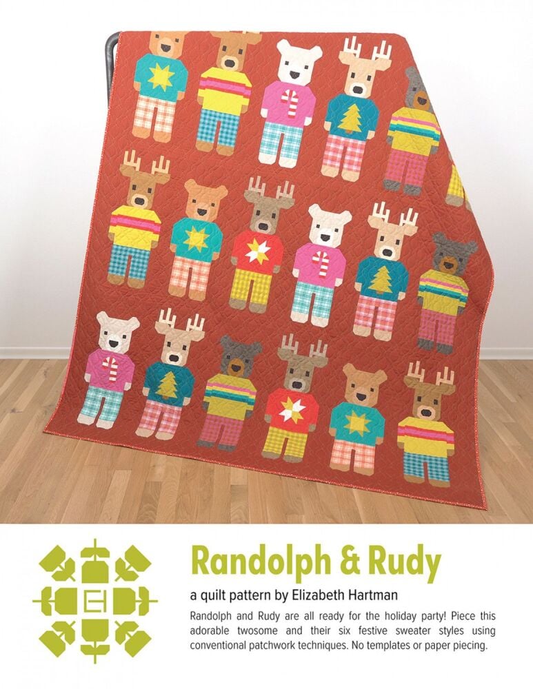 Elizabeth Hartman Randolph and Rudy Quilt Pattern