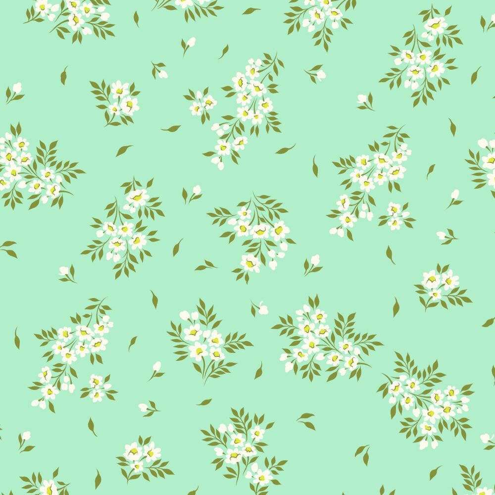 Tula Pink True Colors 2025 What a Ditz Spearmint Cotton Fabric
