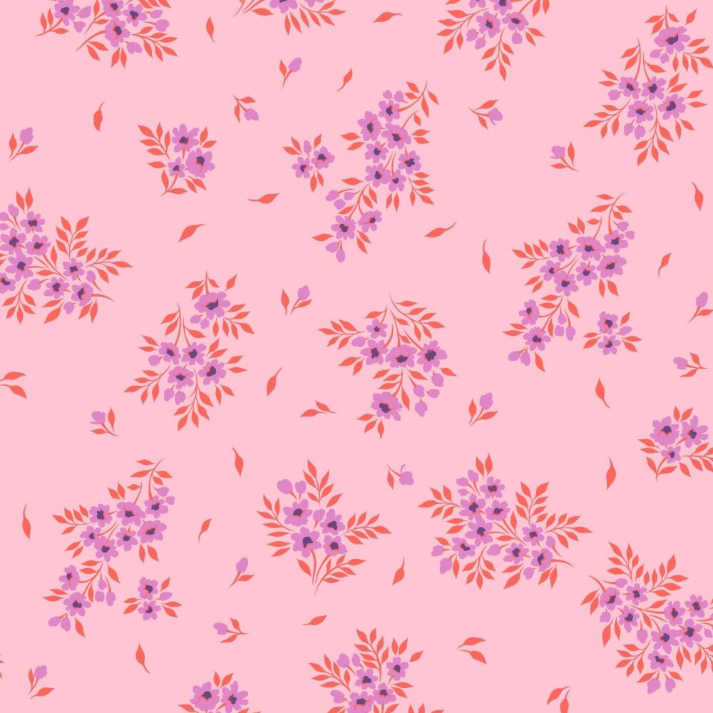 Tula Pink True Colors 2025 What a Ditz Pink Lemonade Cotton Fabric