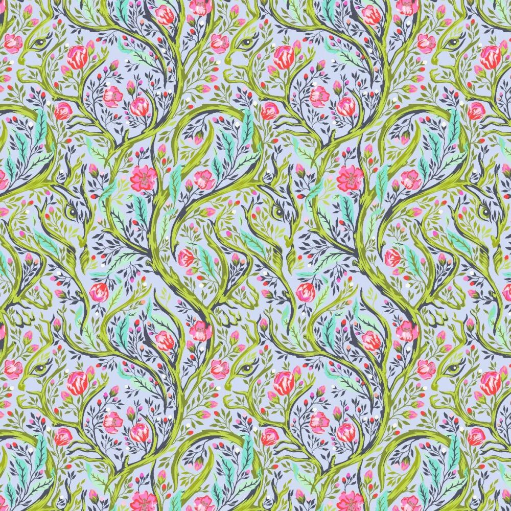 Tula Pink Full Moon Forest II Branch Manager Starlight Cotton Fabric