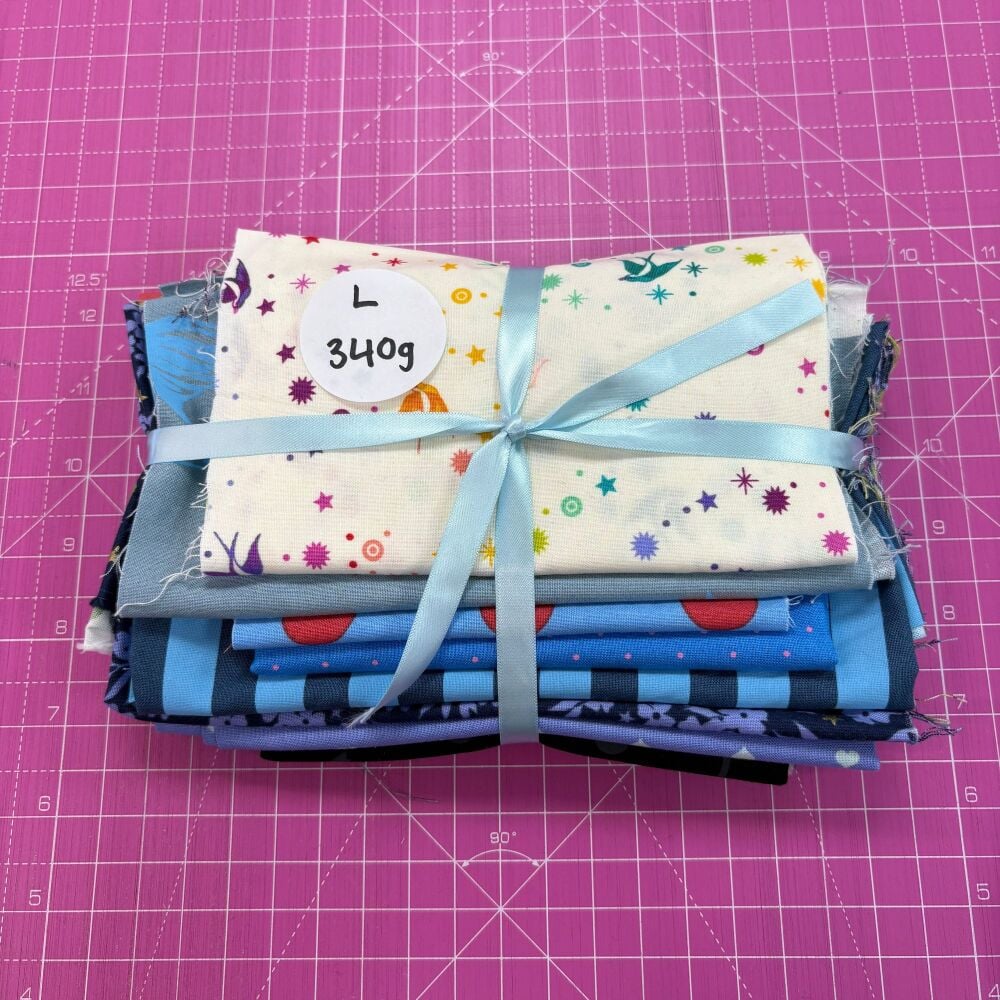 Tula Pink Scrap Pack L 340g Stash Starter - Blue