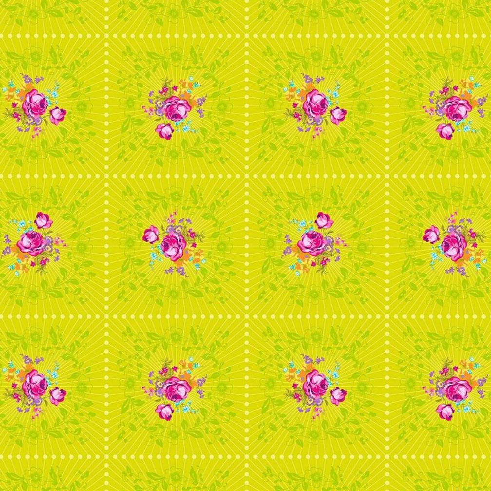 Giucy Giuce 40 Wreath Lisa F 1399G Cotton Fabric