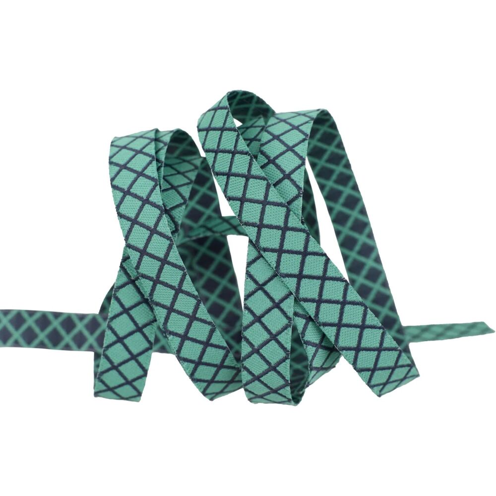 Tula Pink True Colors 2025 On The Grid Raindrop 3/8" Renaissance Ribbons per yard