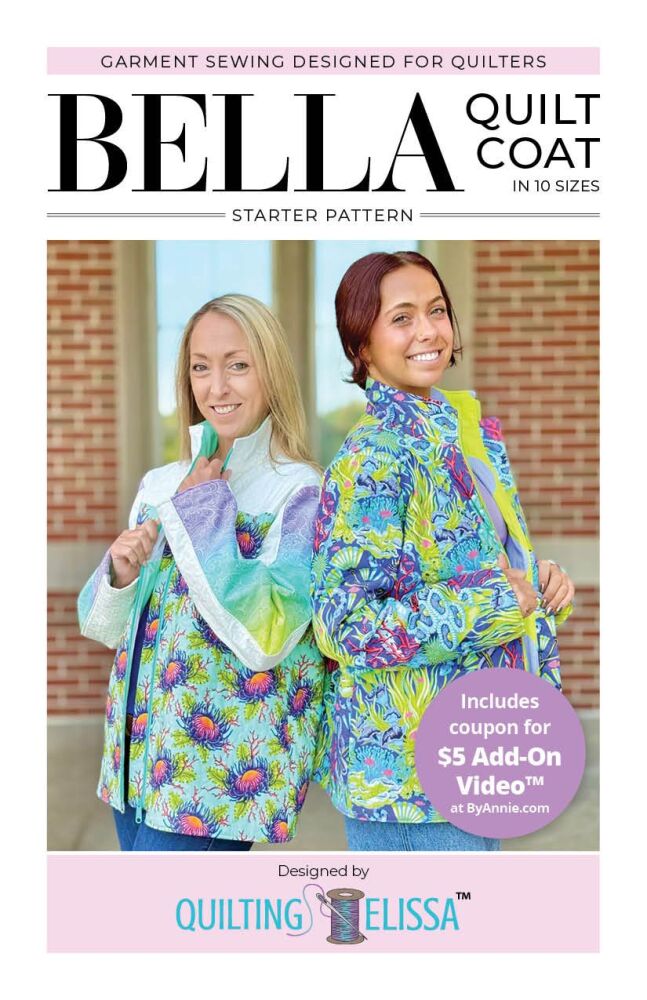 PRE-ORDER BA NOV 2025 ByAnnie and Quilting Elissa Bella Quilt Coat