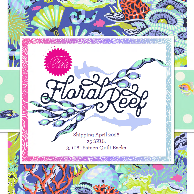 <!-- 001 -->Tula Pink Floral Reef