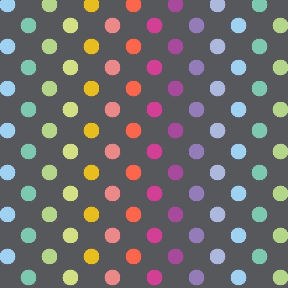 MINKY - ORDER SEPARATELY - PRE-ORDER GW DEC 2025 Tula Pink Graywork Disco Poms Shadow Digital Print Minky per half metre