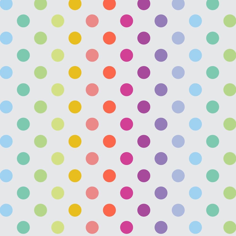 MINKY - ORDER SEPARATELY - PRE-ORDER GW DEC 2025 Tula Pink Graywork Disco Poms Whisper Digital Print Minky per half metre