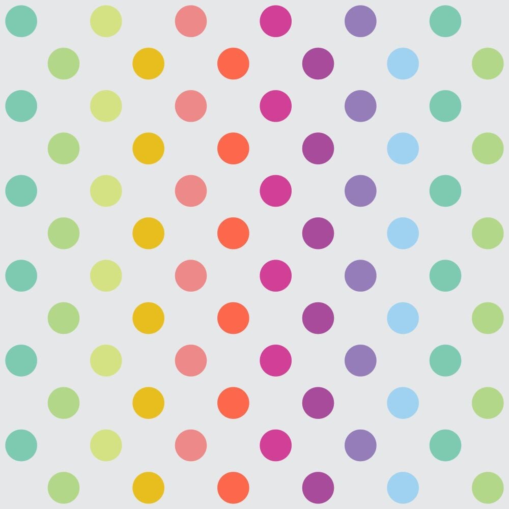 Tula Pink Graywork True Colors Disco Poms Whisper Cotton Fabric