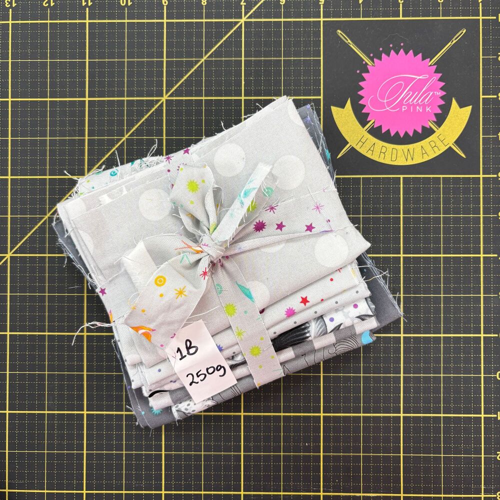 Tula Pink Scrap Pack 1B 250g Stash Starter - GRAYWORK