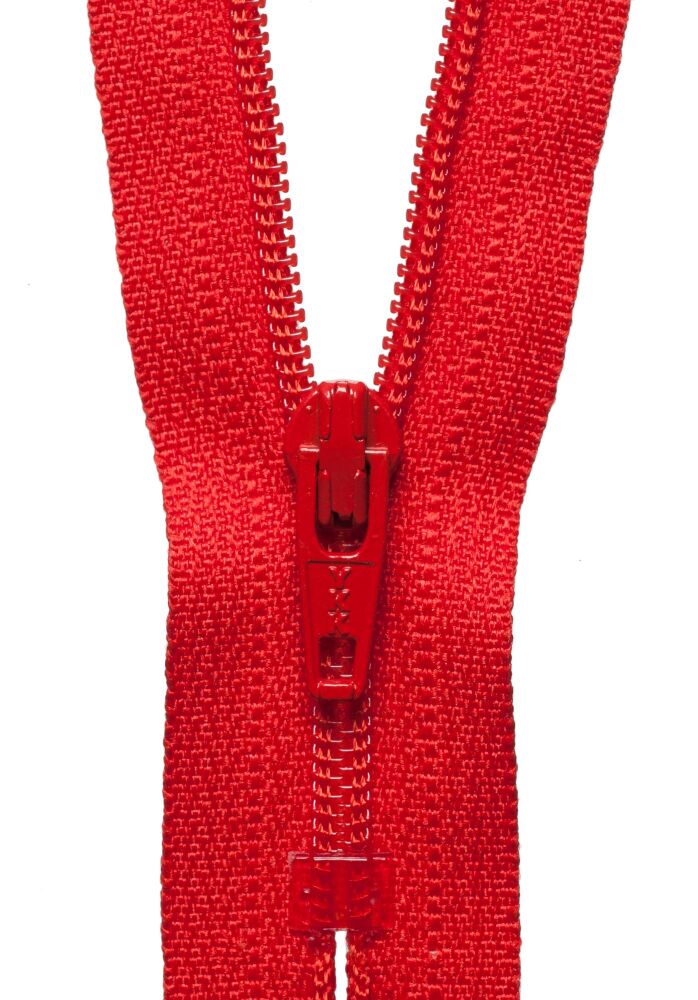 YKK Nylon Light-Weight Closed End Zip 25cm 10" Pouch Zipper Zip - Autumn Orange 819