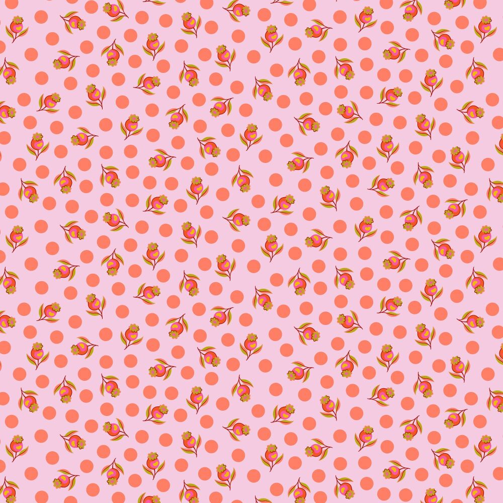 BOLT END 1.16m Tula Pink Untamed Impending Bloom Lunar Cotton Fabric