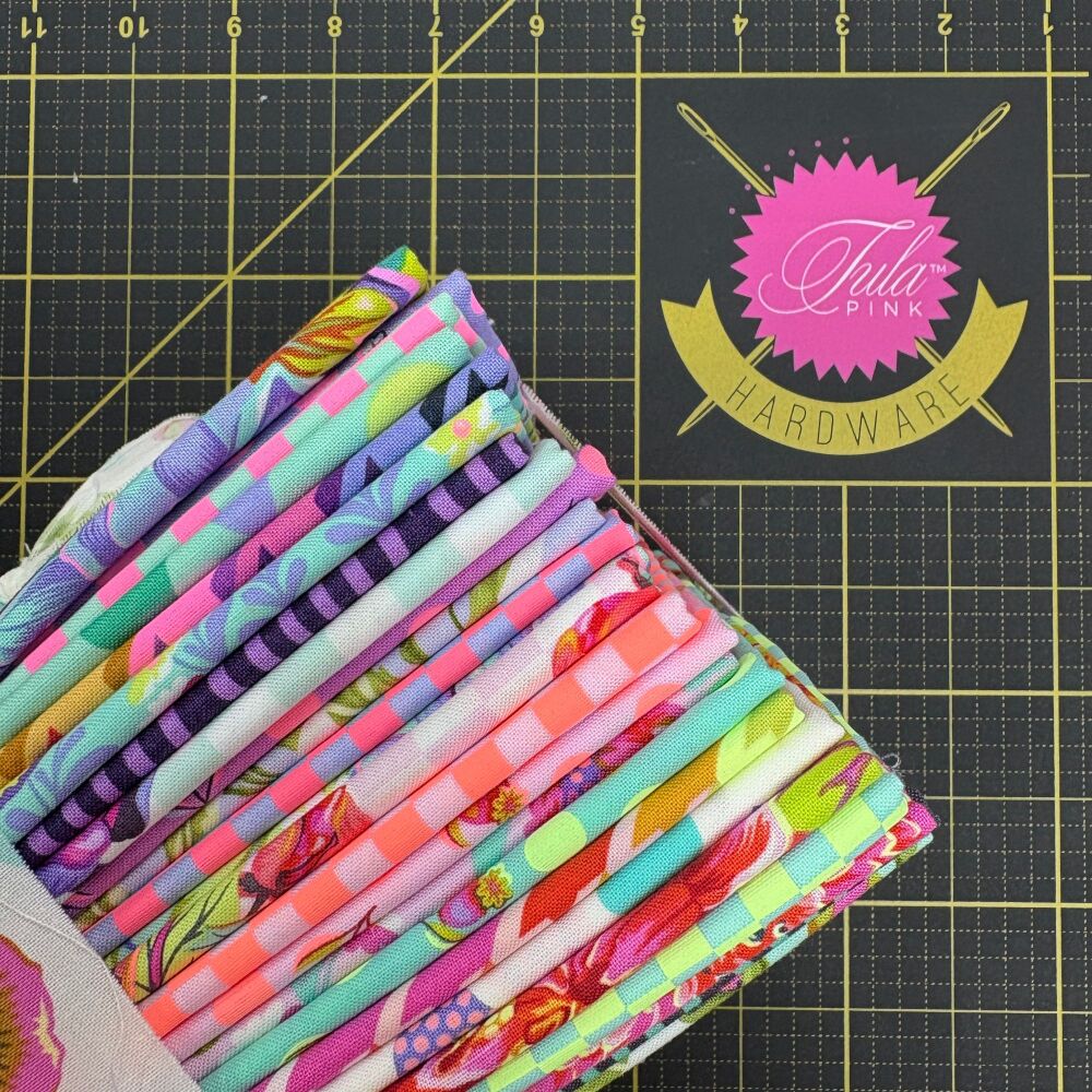 Tula Pink Untamed Full Collection 24 Cotton Fabric Fat Quarter Bundle &pound;96 - Cut by LJF