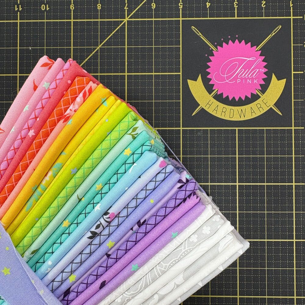 Tula Pink True Colors 2025 Full Collection 28 Cotton Fabric Fat Quarter Bundle - Cut By LJF
