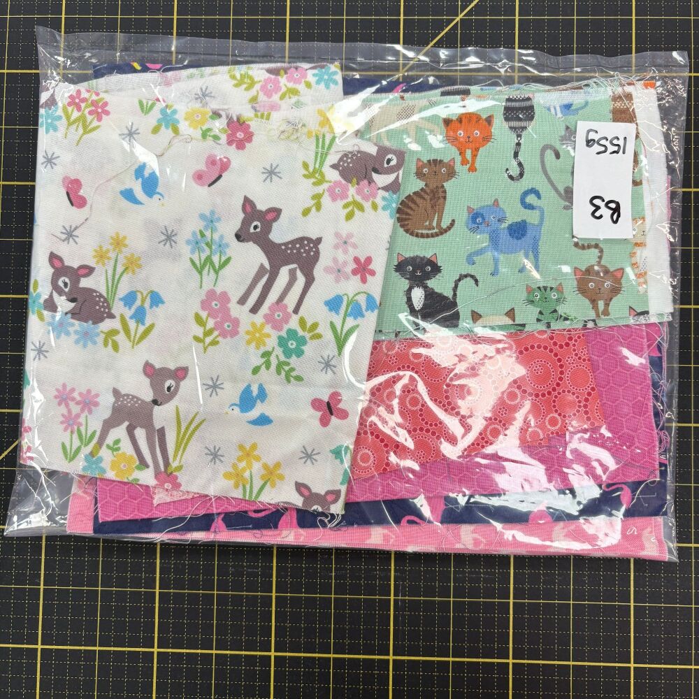DESTASH Scrap Bag B3 155g Stash Starter Bundle - Pink Prints