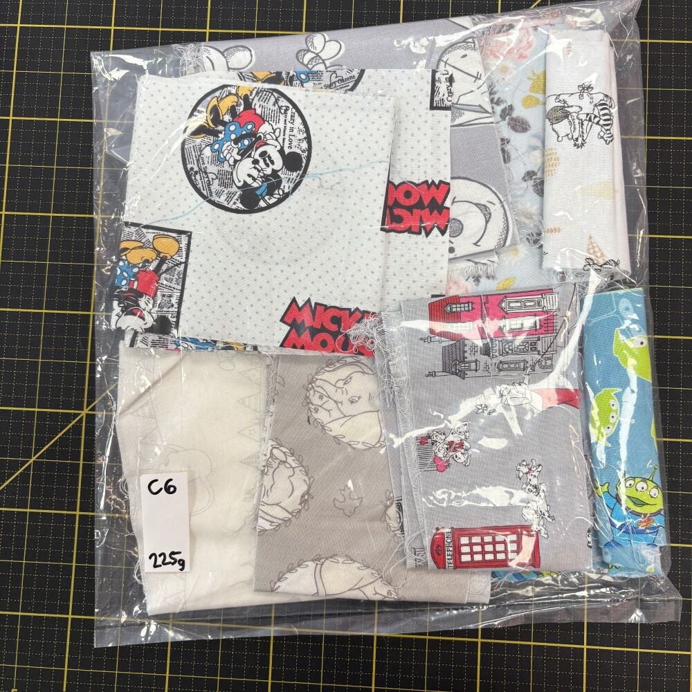 DESTASH Disney Medley Scrap Bag C6 225g Stash Starter Bundle