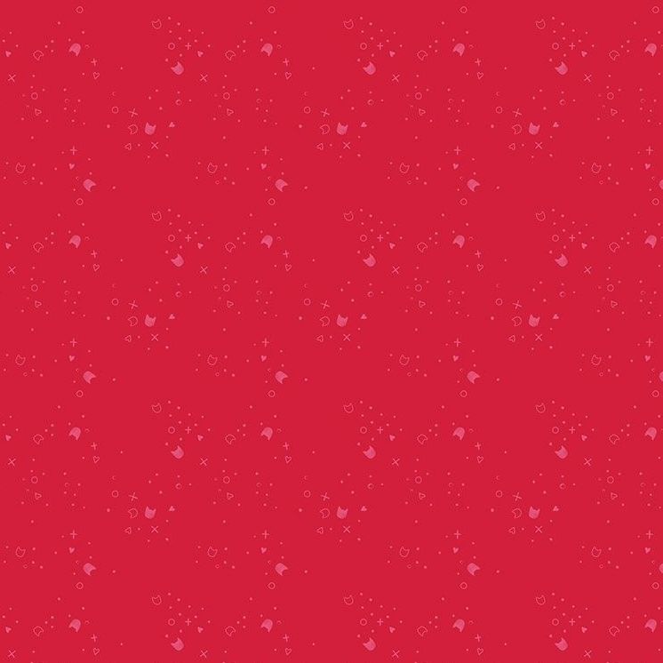 DESTASH 50cm Dear Stella Pammie Jane Kitty Litter Watermelon Cotton Fabric