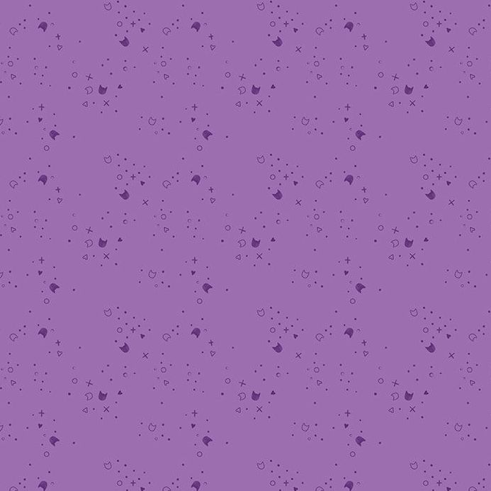 DESTASH 46cm Dear Stella Pammie Jane Kitty Litter Thistle Cotton Fabric