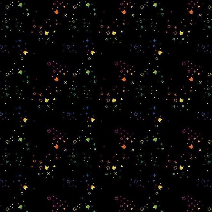 FLAWED DESTASH 34cm Dear Stella Pammie Jane Kitty Litter Laser Cotton Fabric