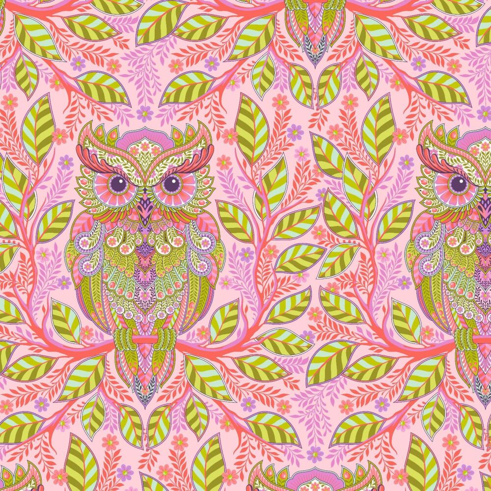 BOLT END 2.94m Tula Pink Full Moon Forest II Hootie Patootie Honey Cotton Fabric