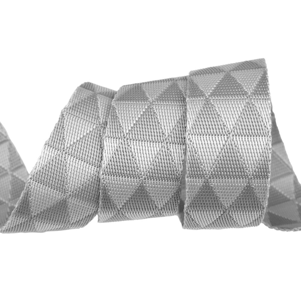 Tula Pink Webbing - Graywork Kinda Shady 1.5" Whisper - 3 Yard Pack