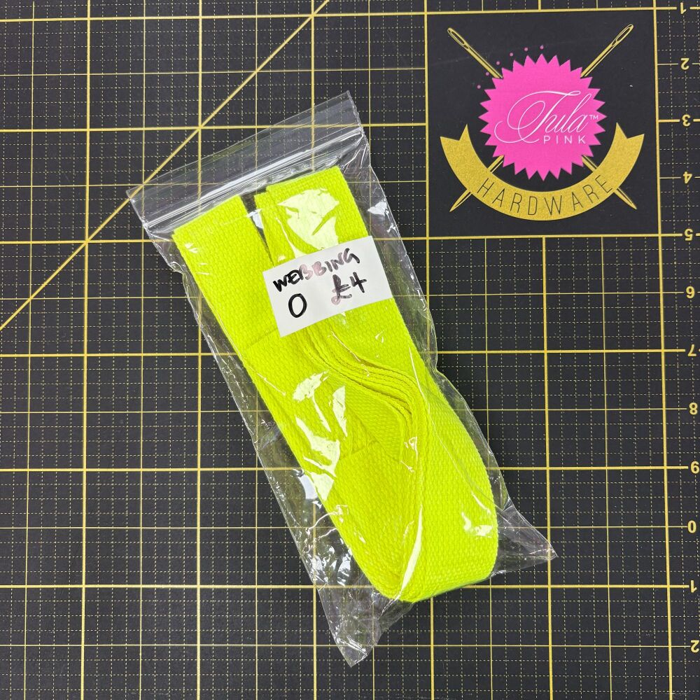Neon Cotton Webbing Scrap Pack O