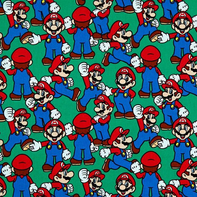 DESTASH 38cm Nintendo Super Mario Character Game Gamers Video Game Cotton Fabric