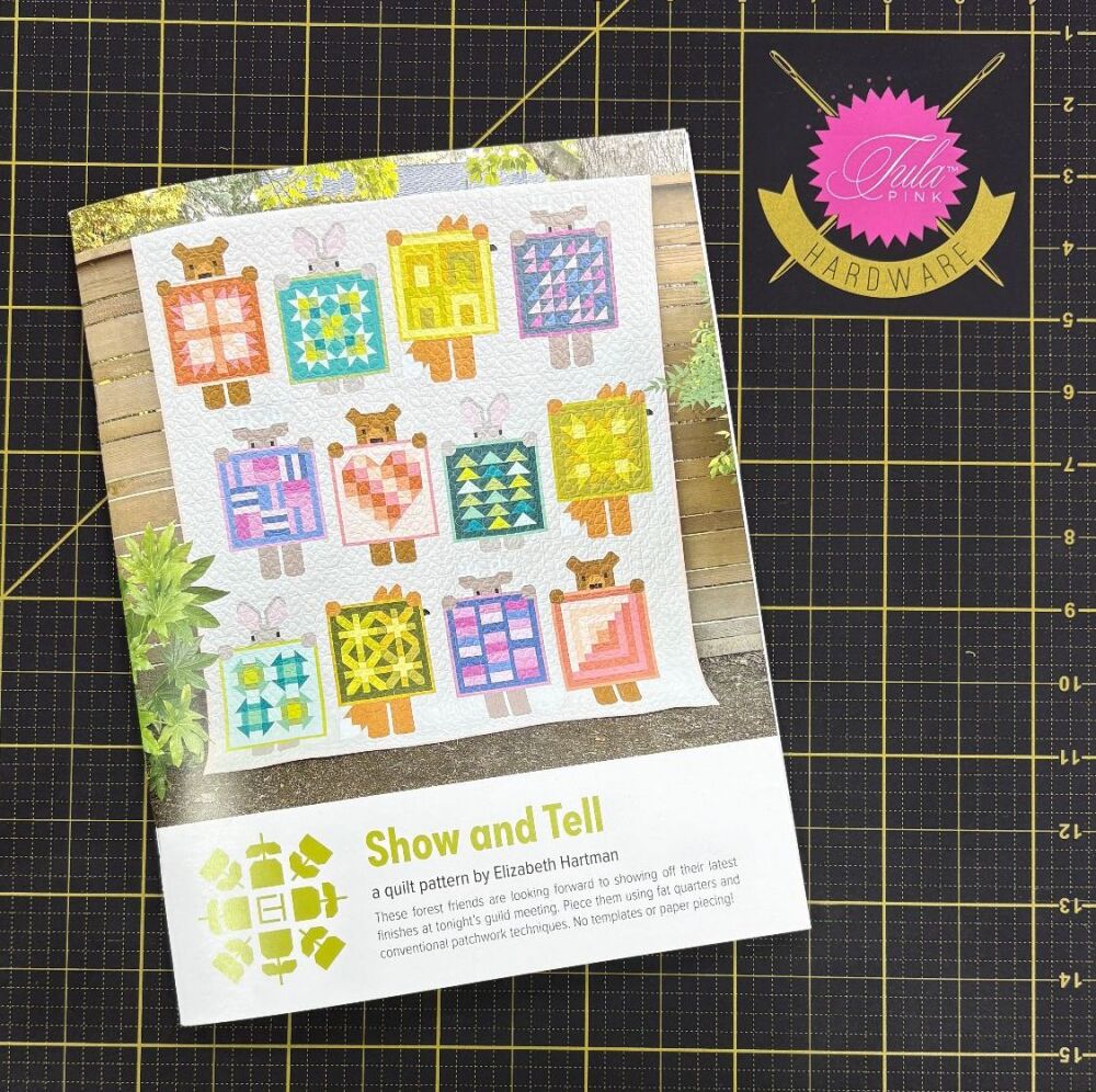 RESERVATION MAY 2026 - LJF Presents Elizabeth Hartman Show and Tell Tula Pink Block of the Month Quilt Subscription - 13 Months