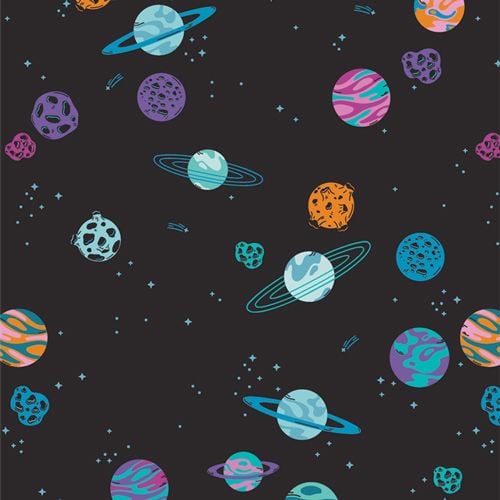 Art Gallery Fabrics Rocket Science Planetary Parade RKS-95402 Cotton Fabric