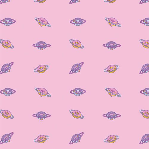 Art Gallery Fabrics Rocket Science Glazed Space Donuts RKS-95410 Cotton Fabric