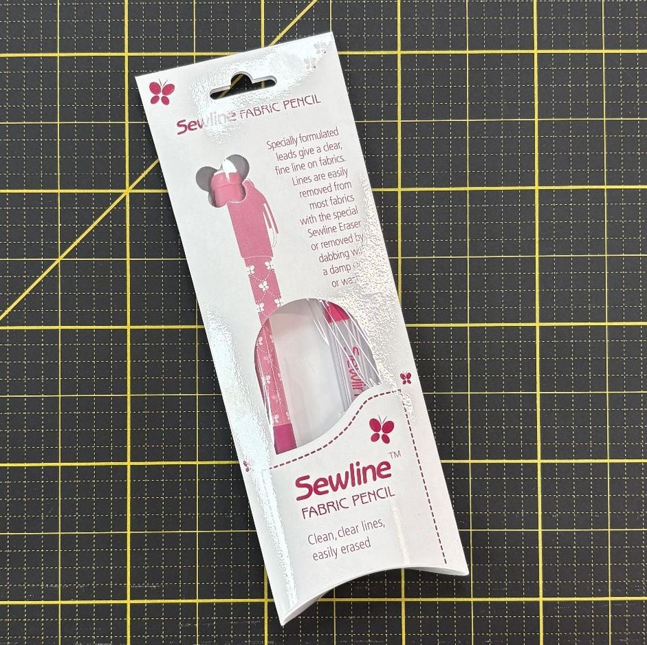 Sewline Fabric Mechanical Pencil with Replacement Leads - White