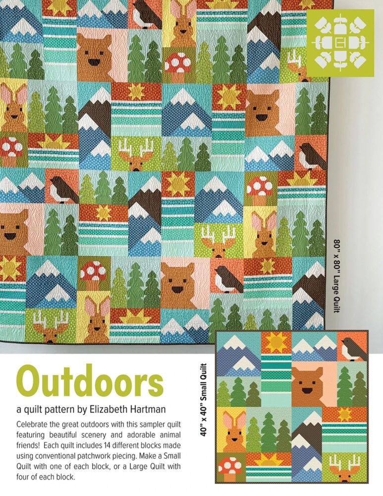 Elizabeth Hartman Outdoors Quilt Pattern EH088