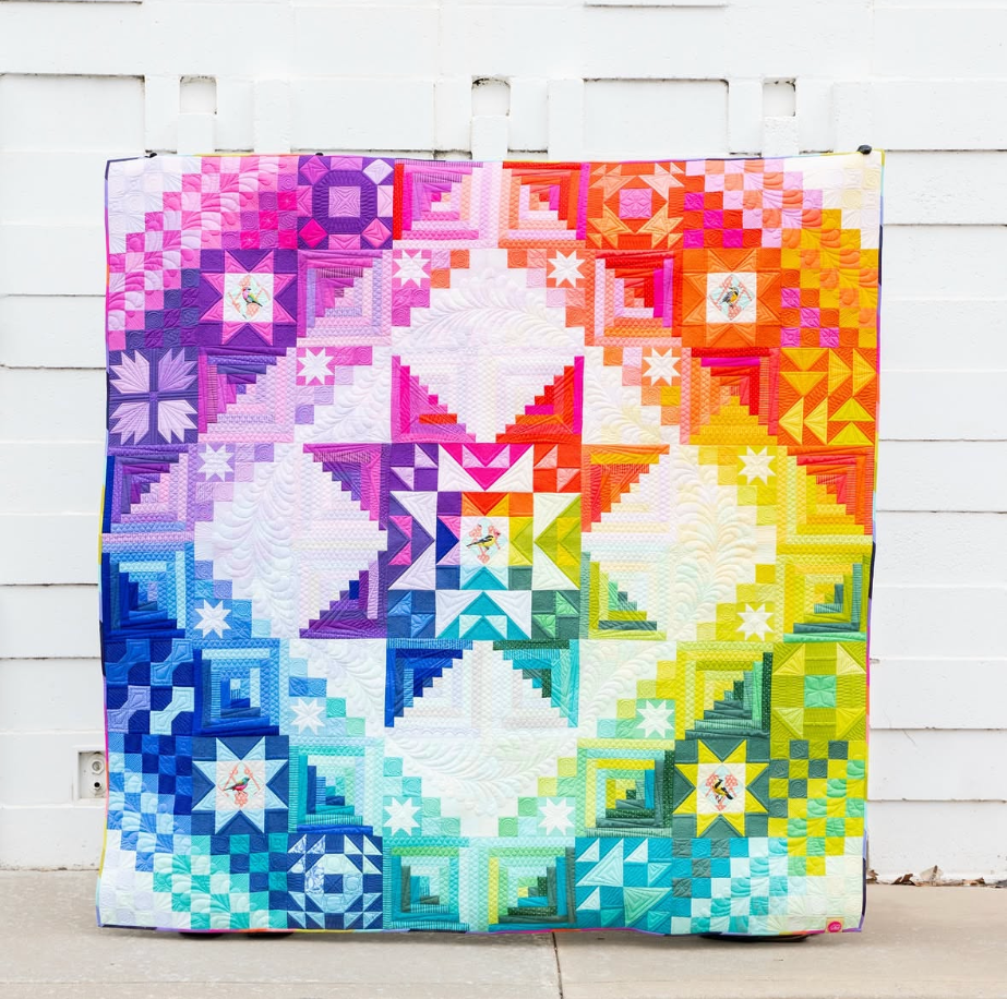 RESERVATION JUNE 2026 - LJF Presents Tula Pink Amish With a Twist II Nancy Rink Block of the Month Quilt Subscription - 16 Months