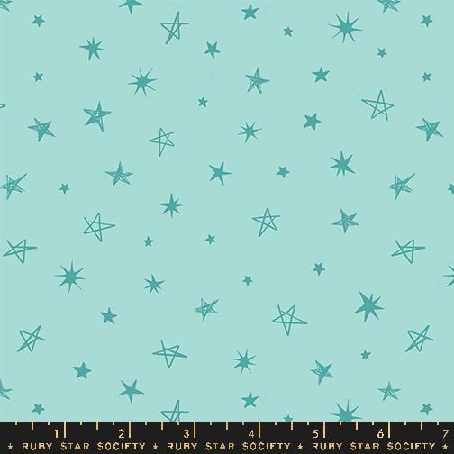 Ruby Star Society Teddy and the Bears Rockstar Frost Cotton Fabric RS2106-18