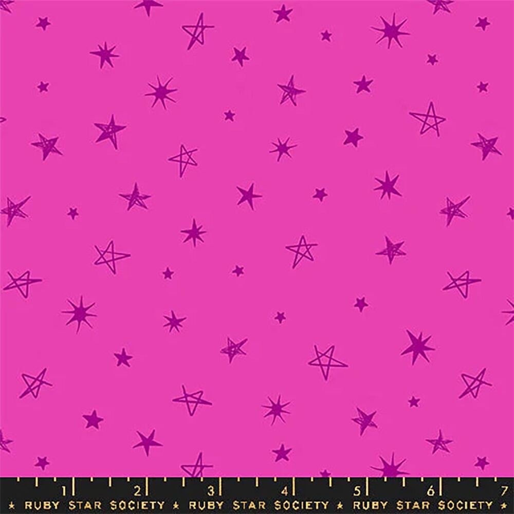 Ruby Star Society Teddy and the Bears Rockstar Light Berry Cotton Fabric RS2106-19