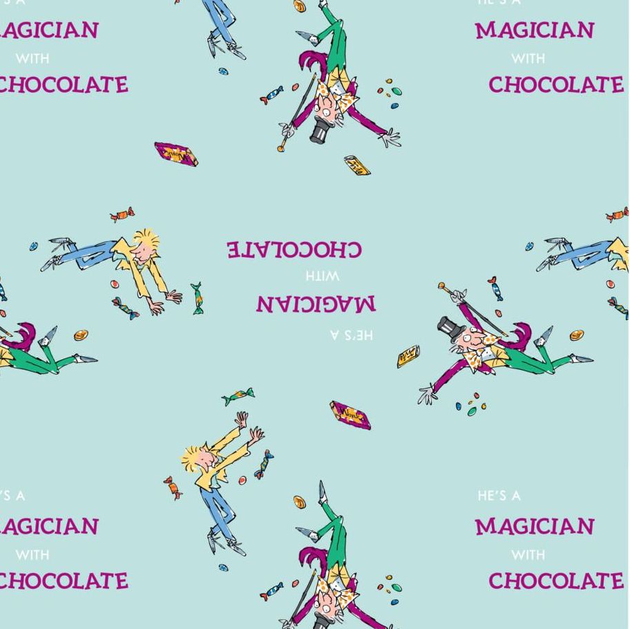 DESTASH 47cm Charlie And The Chocolate Factory Willy Wonka and Charlie Magician with Chocolate Cotton Fabric