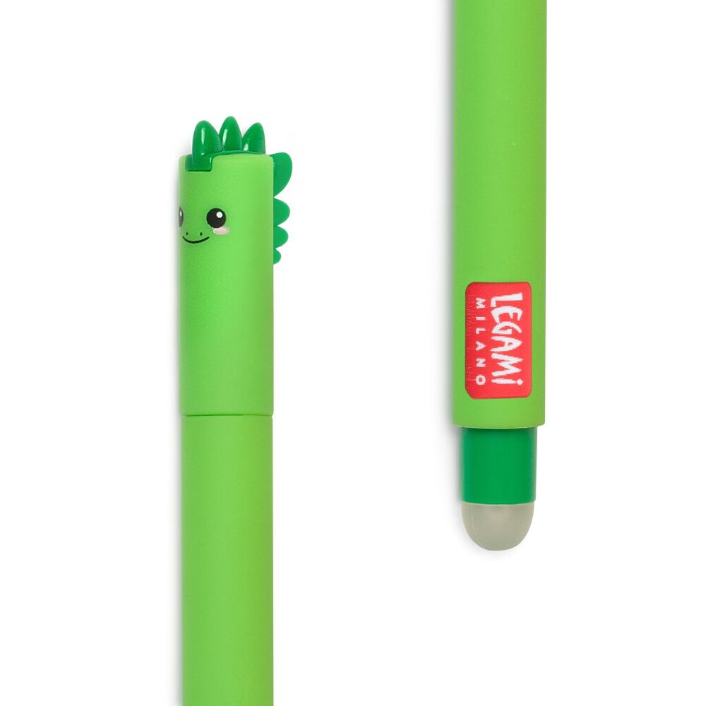Legami Erasable Pen - Dino - Green Ink