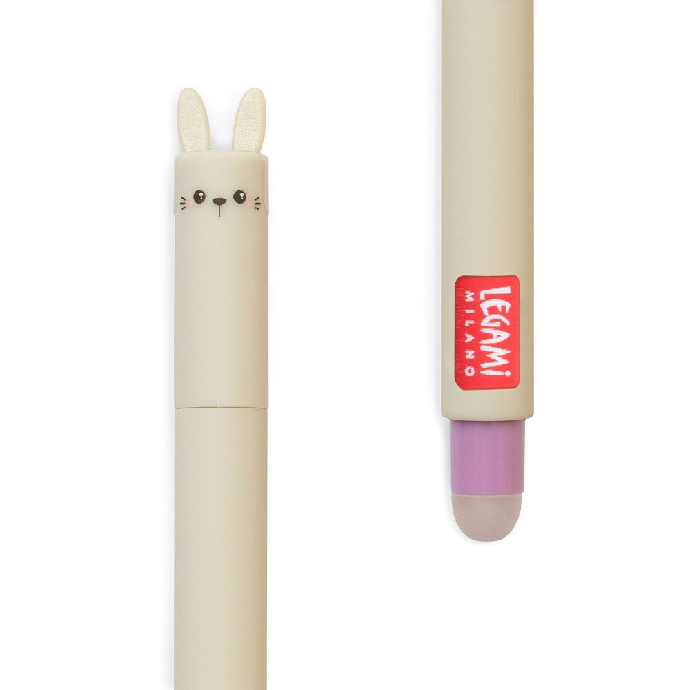 Legami Erasable Pen - Bunny - Purple Ink