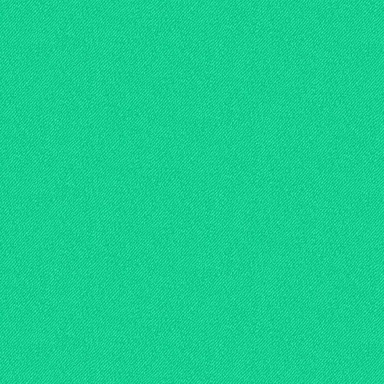 DESTASH 1.29m Libs Elliott Phosphor Aurora Green 9354-G Printed Denim Texture Cotton Fabric