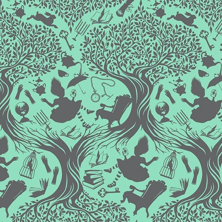 PER METRE - Tula Pink Curiouser and Curiouser Down The Rabbit Hole Daydream Cotton Fabric