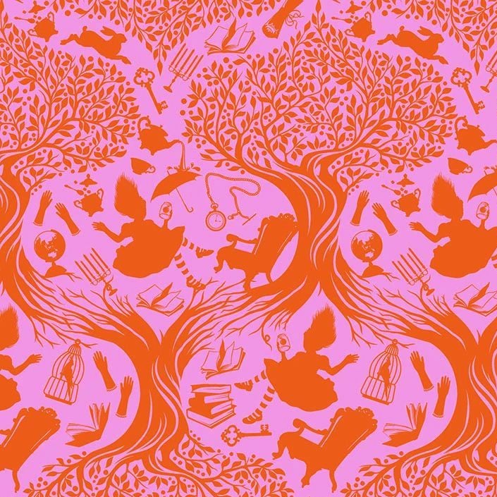 PER METRE - Tula Pink Curiouser and Curiouser Down The Rabbit Hole Wonder Cotton Fabric